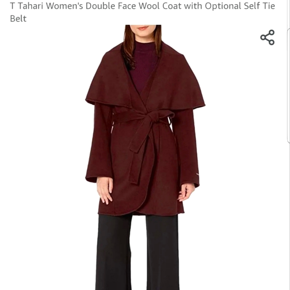 Nwot T Tahari wool coat